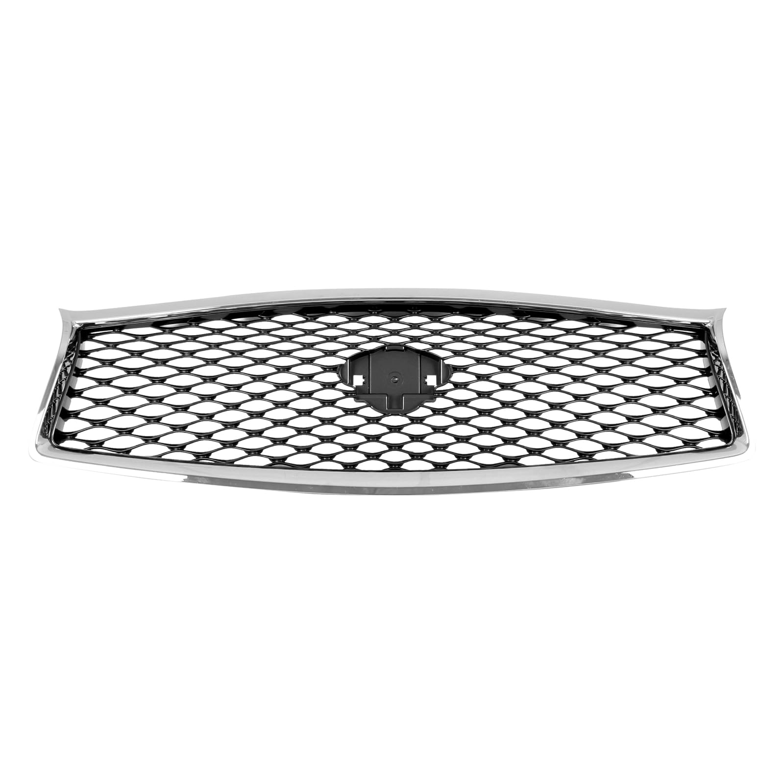 TYG (CAPA QUALITY) Chrome Front Grille Compatible with 2014-2017 Infiniti Q50 w/o Front View Camera, ABS OEM Replacement Bumper