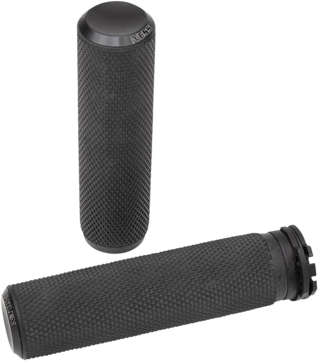 Arlen Ness Grip Knurled Cbl Blk