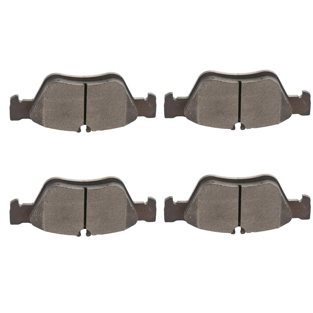 Cciyu D710 Ceramic Front Brake Pad Set - Fit For Mercedes-Benz C230 (1999-2000), C280 (1996-2000), E300 (1996-1997), Slk230 (199