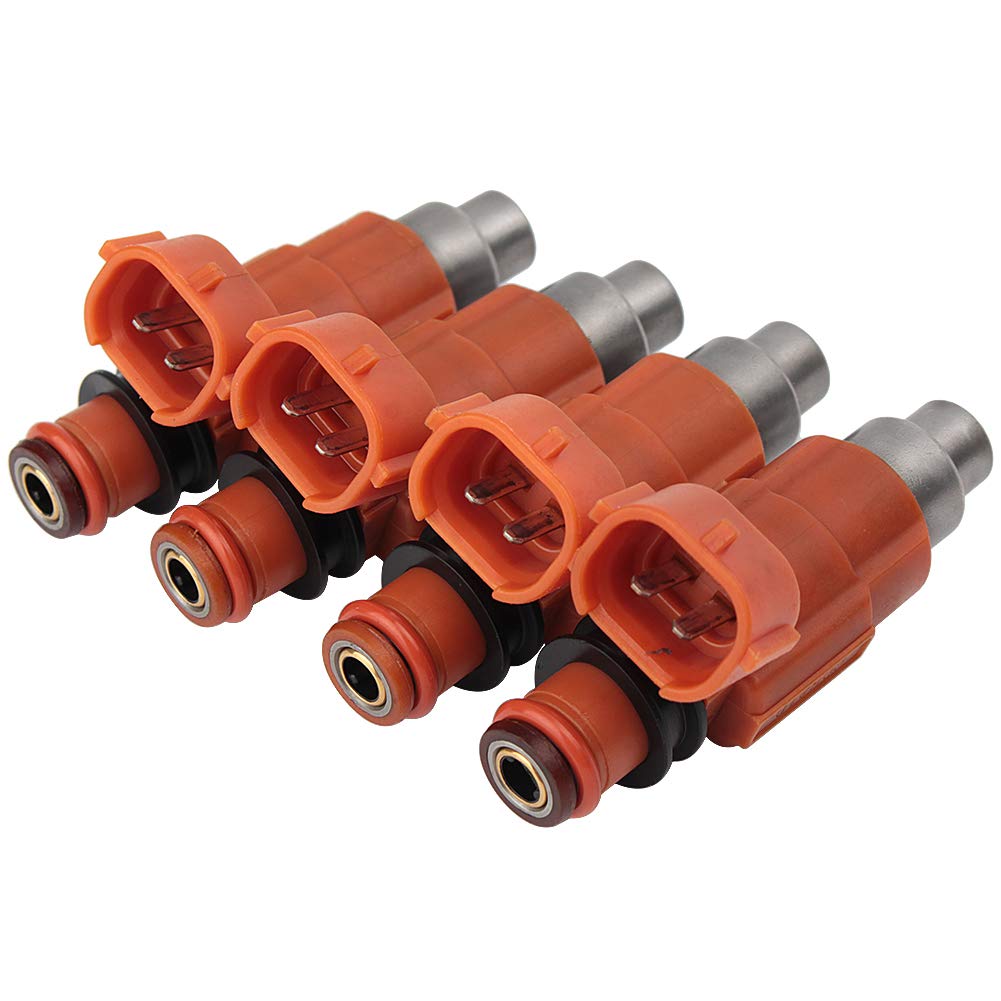 AUTOKAY 4pcs Fuel Injector Flow Matched 68V-8A360-00-00 for Yamaha Outboard 115 HP Marine