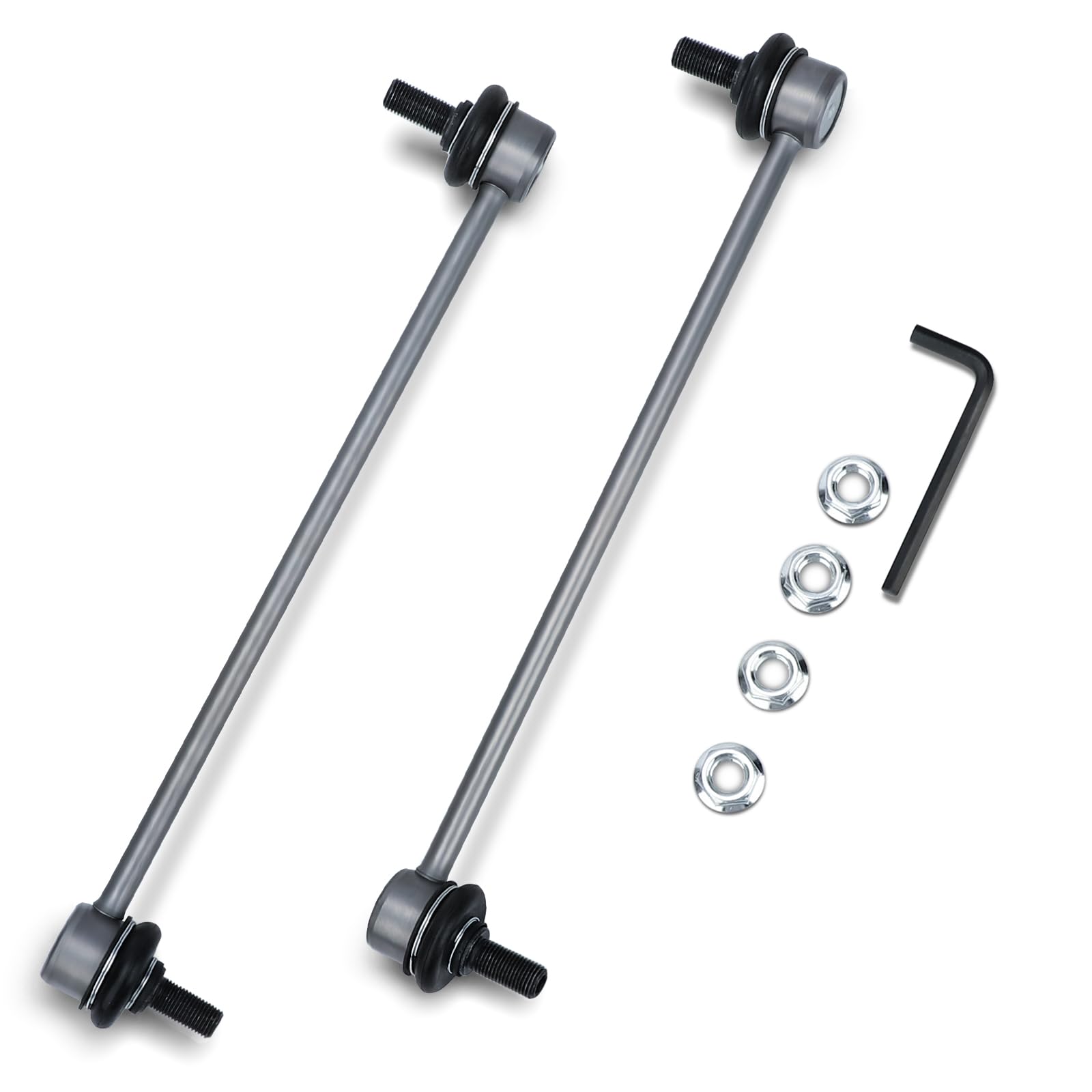 K90349 Zinc-Nickel Alloy Front Stabilizer Sway Bar End Link For 2001-2005 Acura Mdx,2003-2013 Honda Pilot,1999-2004 Honda Odysse