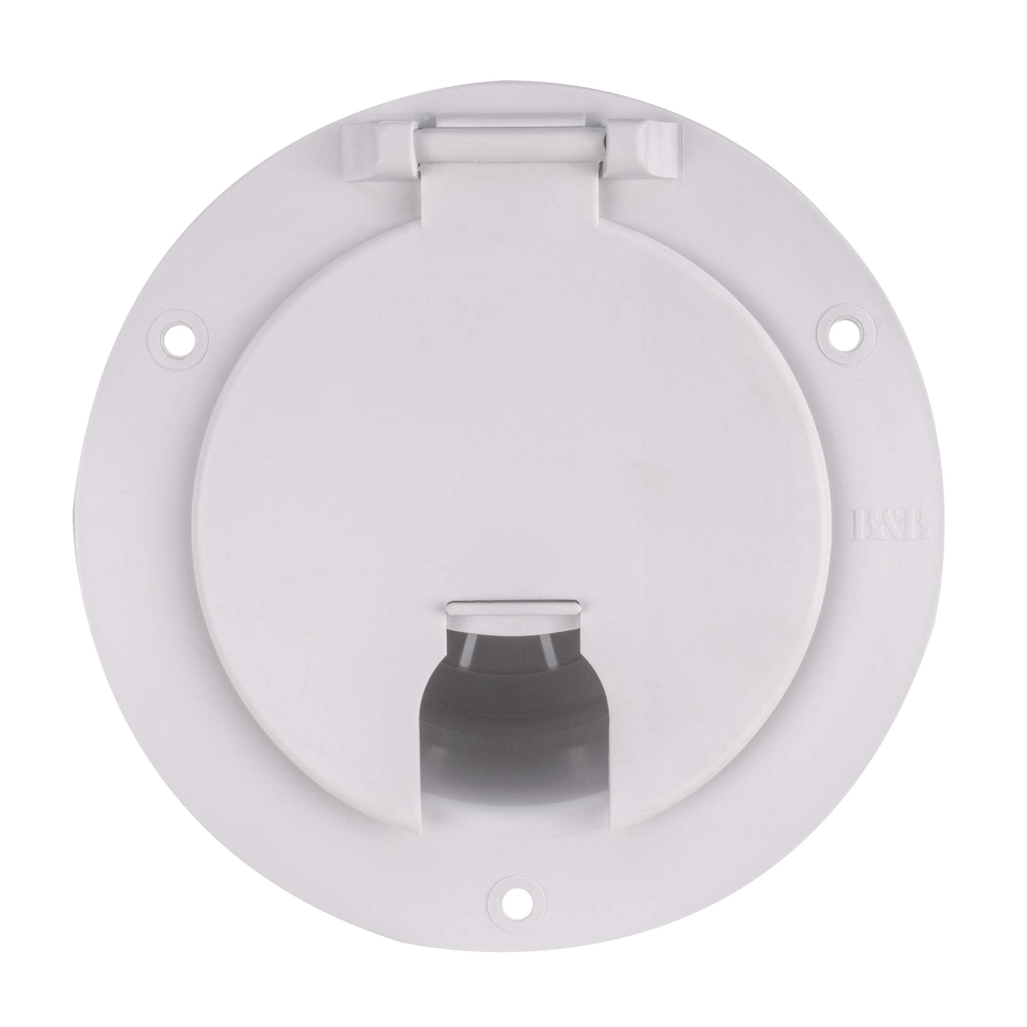 Recpro Rv Camper Trailer Motorhome Power Cord Hatch/Cover (White)  Made In America