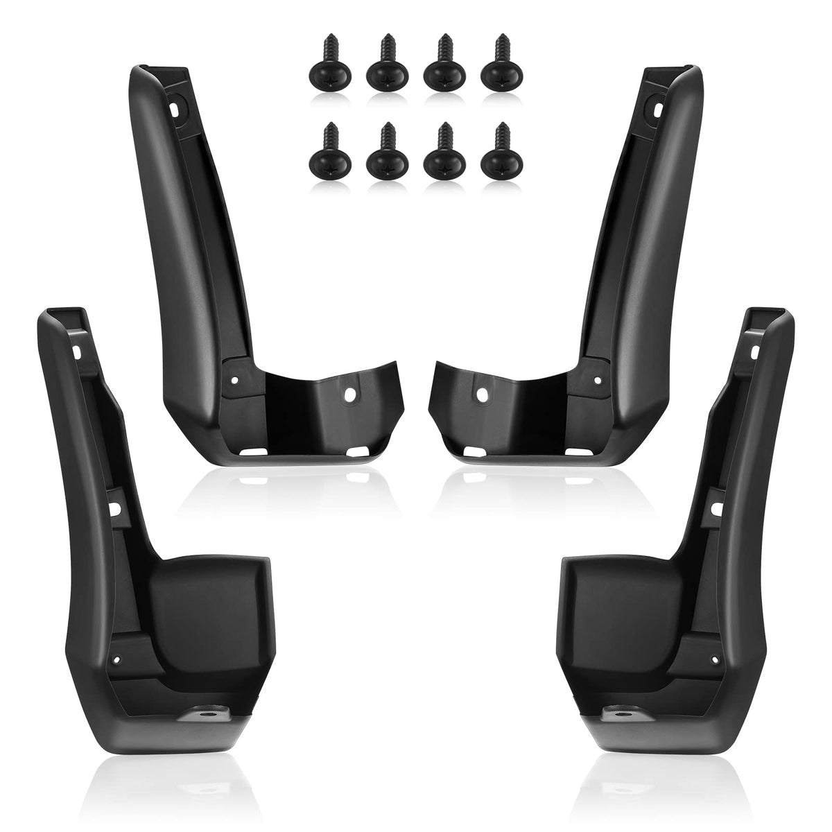 Bdfhyk Mud Flaps Splash Guards 4Pcs Front & Rear Side Mud Guards Compatible For 2016-2019 Honda Civic Without Oem Fender Flares