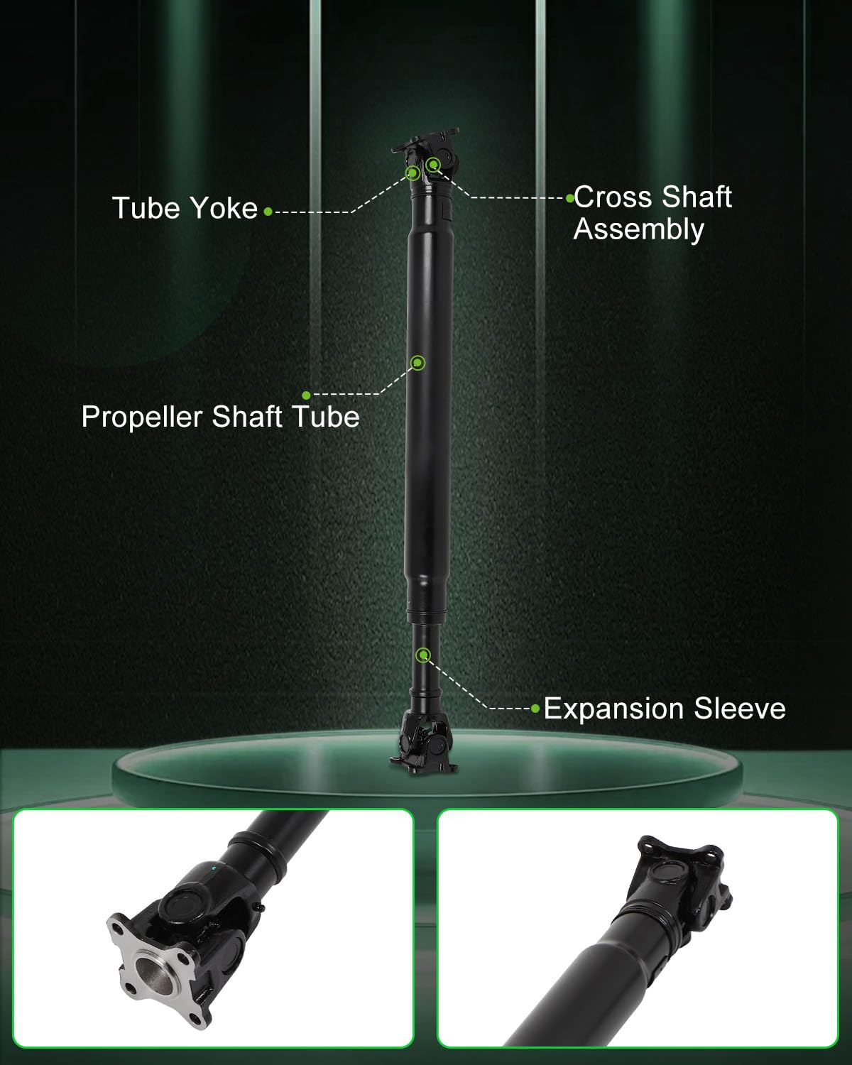 SCITOO?47.875''?Steel Rear Driveshaft Assembly Drive Shaft Prop Shaft For Toyota for 4RUNNER 2003-2009,OE# 37110-6A440 936-775 6