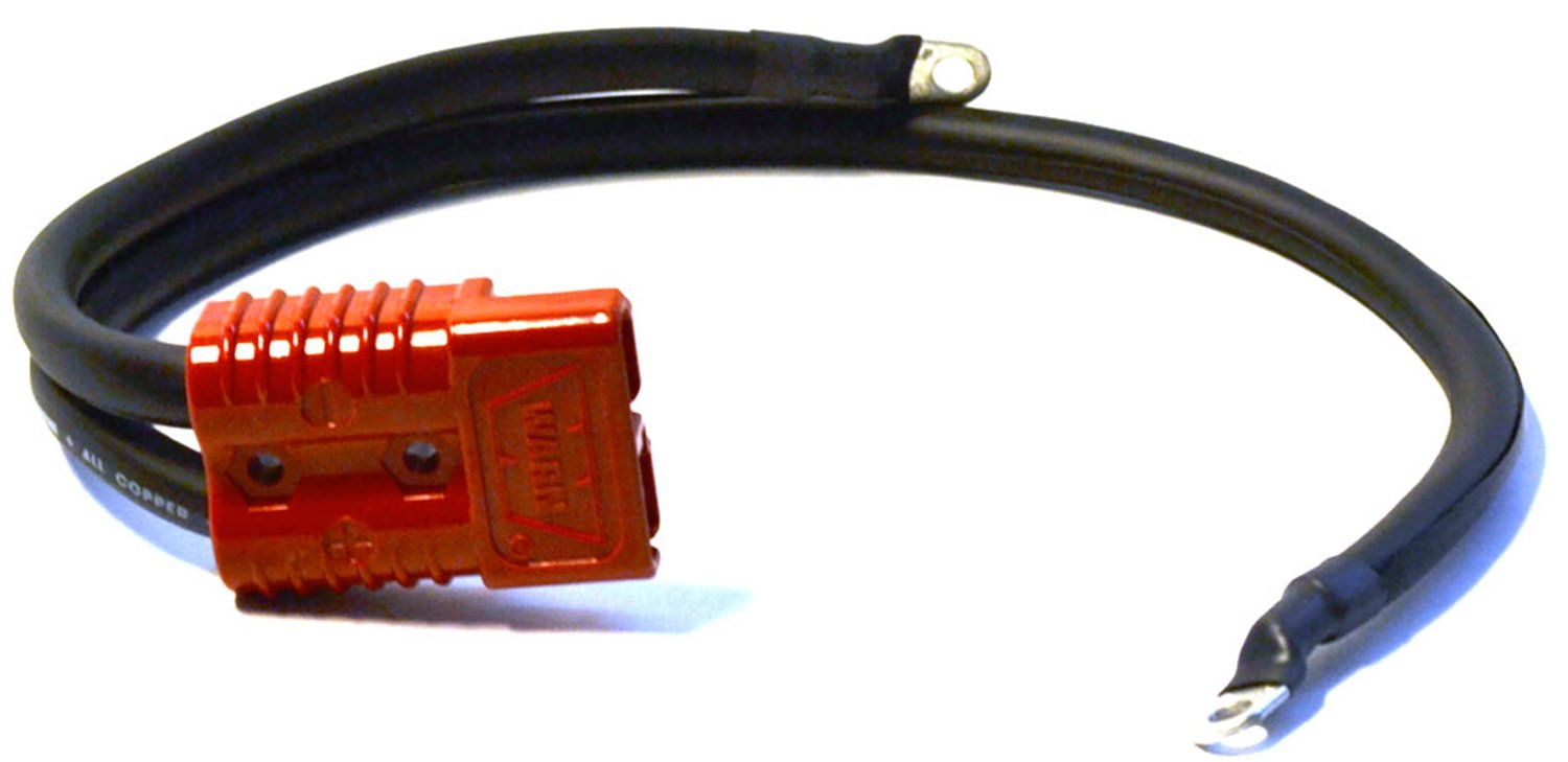 WARN 36080 Quick Connect Winch Power Cable for Vantage 4000, ProVantage 4500, and RT40 Winches, 28 Length