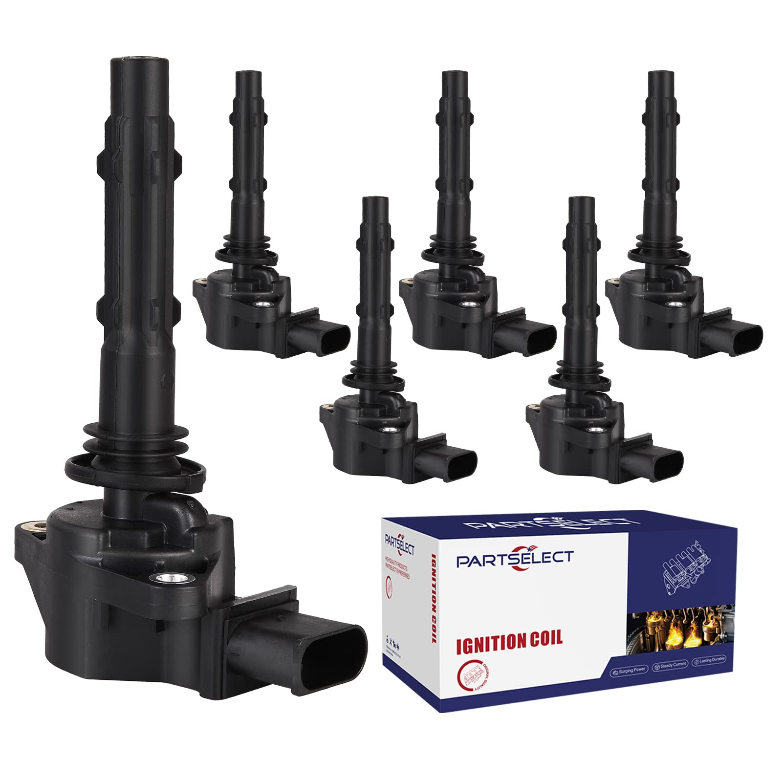 Partselect Ignition Coil Pack Uf535 Replacement For Mercedes-Benz C230 C350 E350 Cl550 Clk350 3.5L 3.0L 2.5L V6 Ml E C Clk R Slk