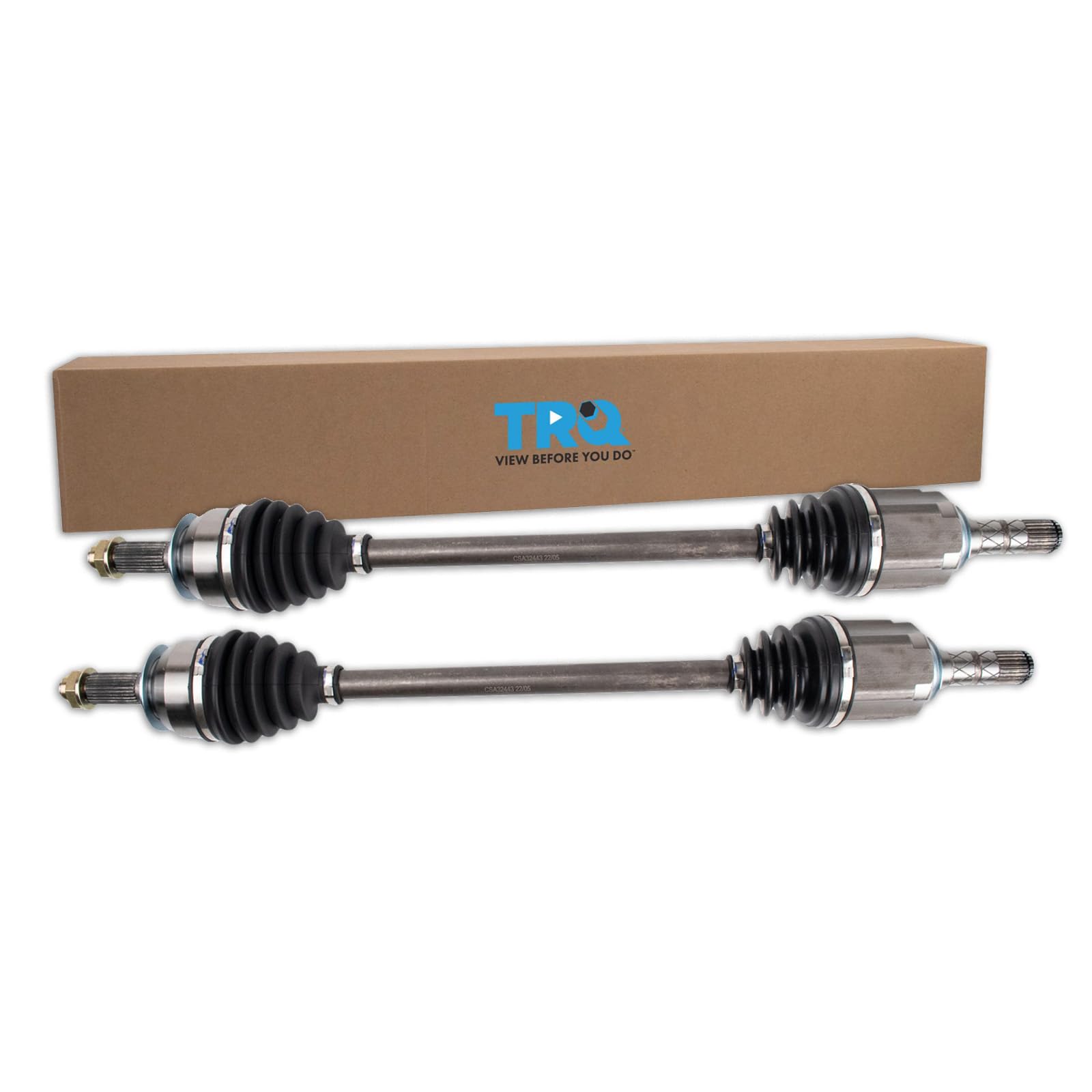 Trq Front Cv Axle Shaft Assembly Set Compatible With 2016-2017 Subaru Crosstrek 2014-2015 Xv Crosstrek