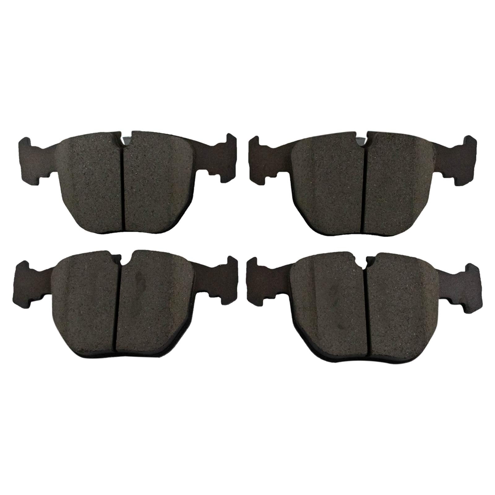 TRQ Front Brake Pads Ceramic Compatible with 2001-2003 BMW 530i 1997-2003 540i 1995-2001 740i 740iL 2000-2003 M5 2000-2006 X5
