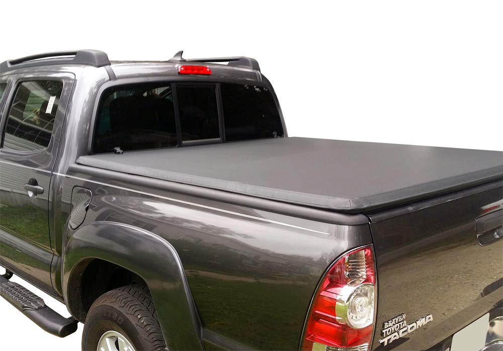 Maxmate Soft Tri-Fold Truck Bed Tonneau Cover Compatible With 2005-2015 Toyota Tacoma | 5' (60'') Bed | Tct371030