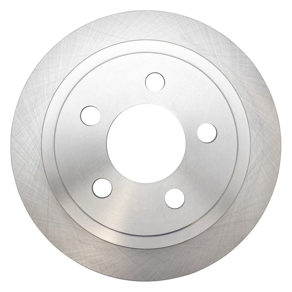 Trq Rear Brake Rotors Set Solid Compatible With 2003-2007 Jeep Liberty 2003-2006 Wrangler