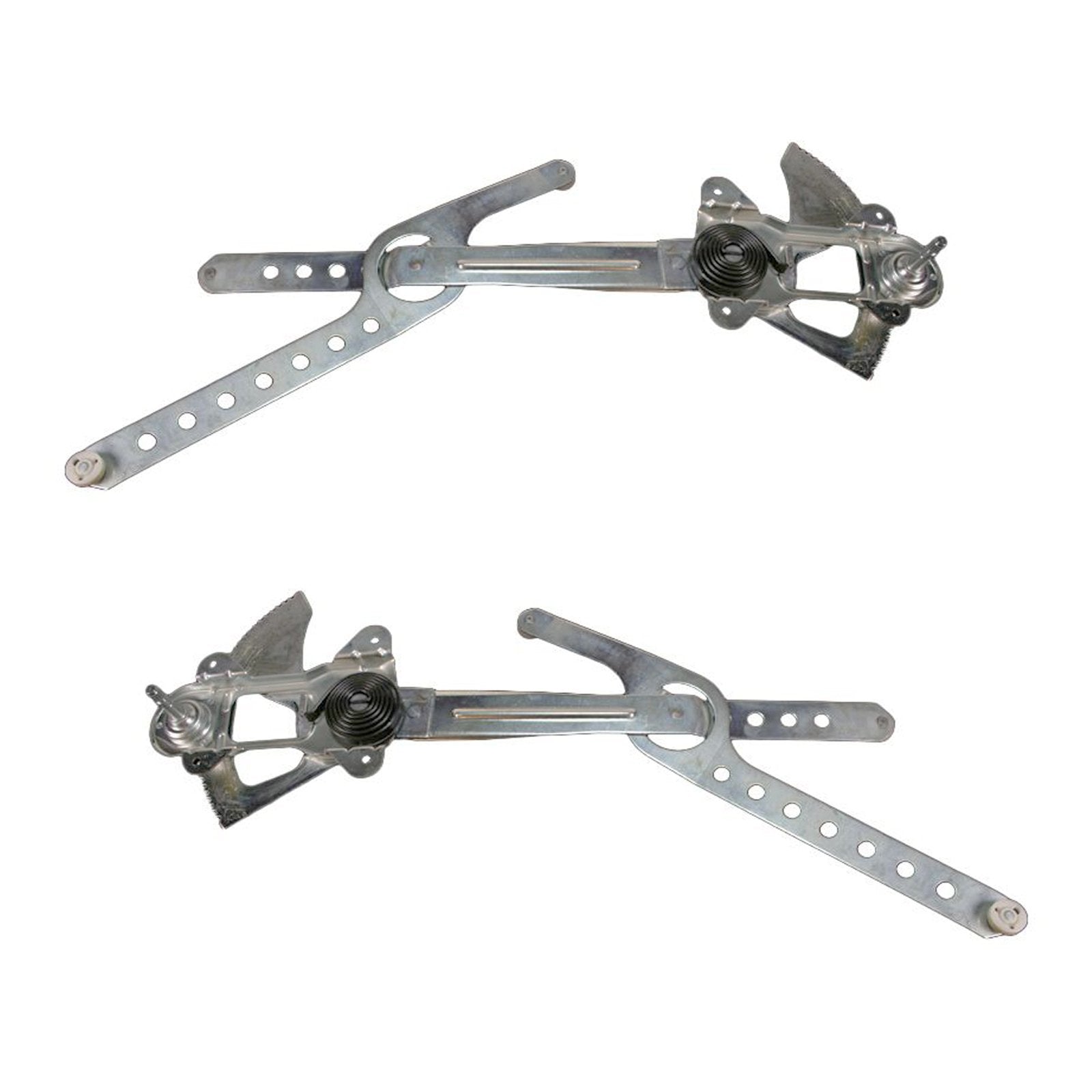 Trq Driver & Passenger Side Manual Window Regulator Set Compatible With 88-02 Chevrolet Gmc Gm1350105
