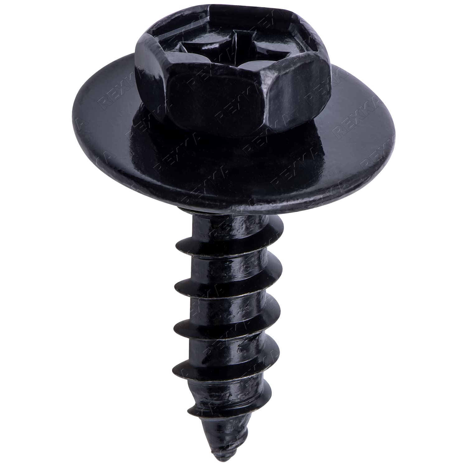 Rexka 10pcs Fender Liner Bumper Cover Splash Shield Screw Bolt for Toyota Lexus 90159-60477