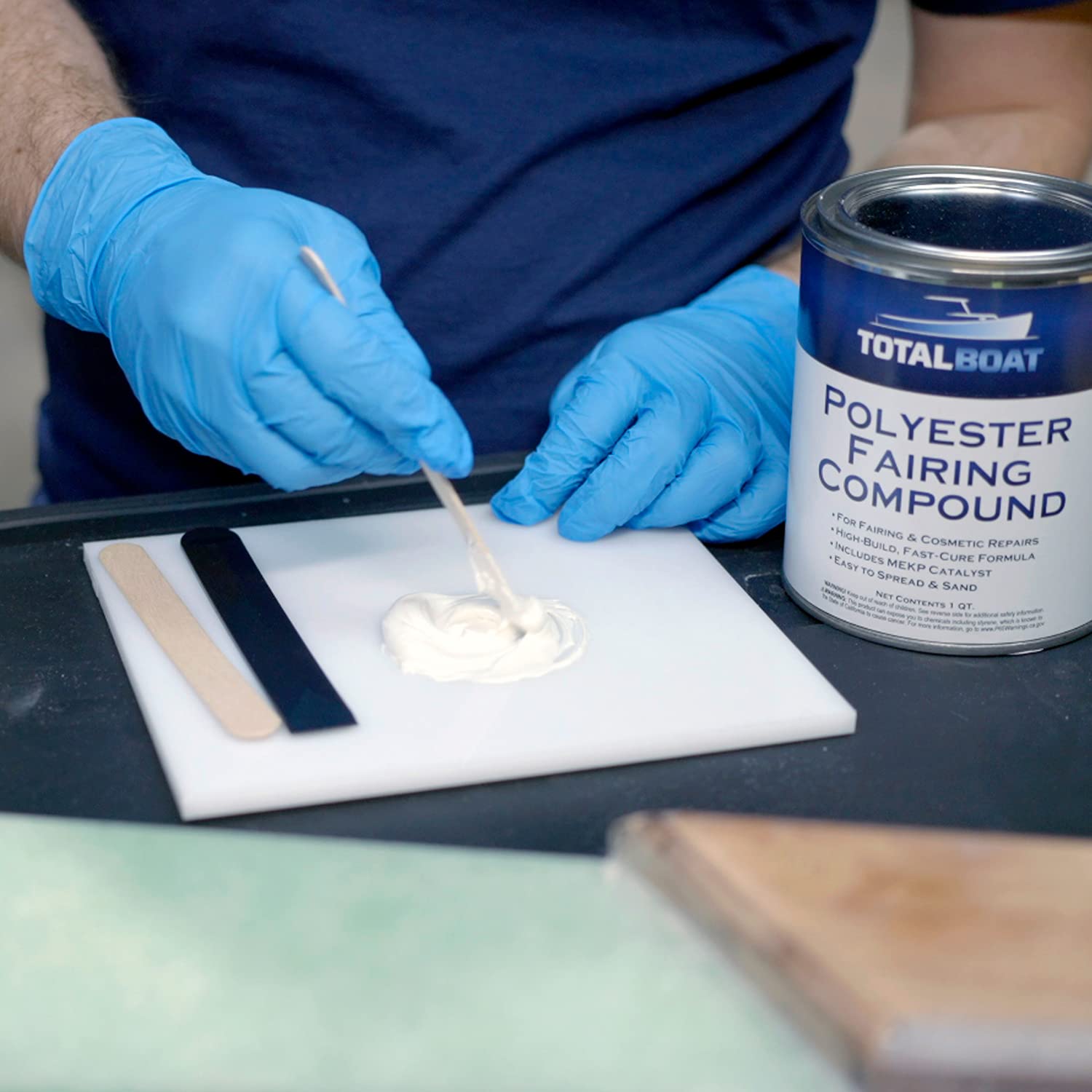 Totalboat - 512949 Polyester Fairing Compound (Quart Kit)