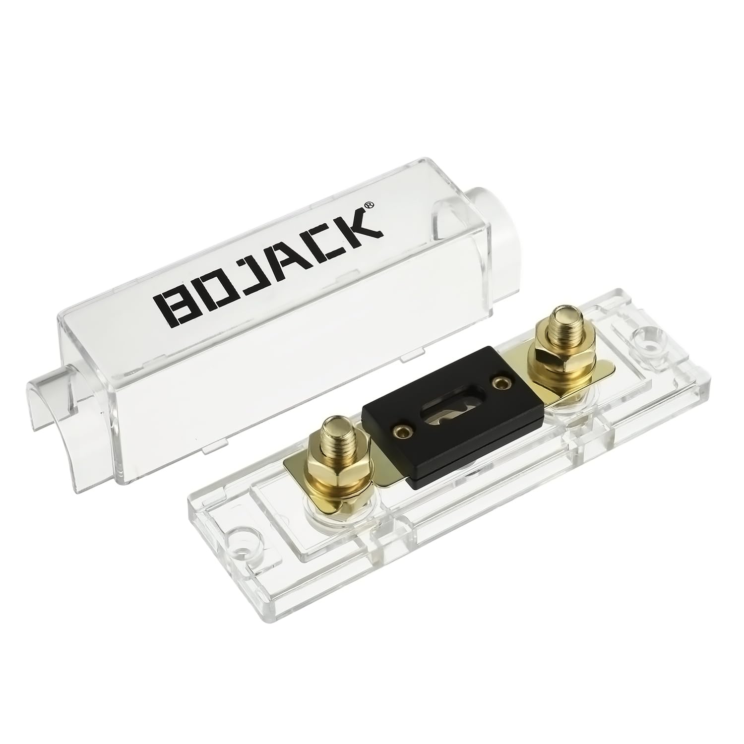 Bojack 0/2/4 Gauge Anl Fuse Holder & 30 Amp Fuses For 0/2/4/8 Gauge Conductor, Fuse Box & Holder 30A (Pack Of 2)