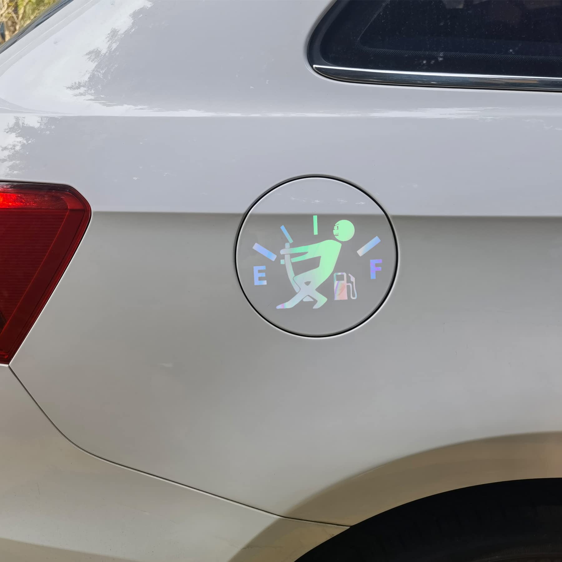 Singaro Funny Car Stickers, High Gas Consumption Decal, Universal Fuel Gage Stickers, Suitable For Cars, Trucks, Motorcycles, Suvs(Colorful)