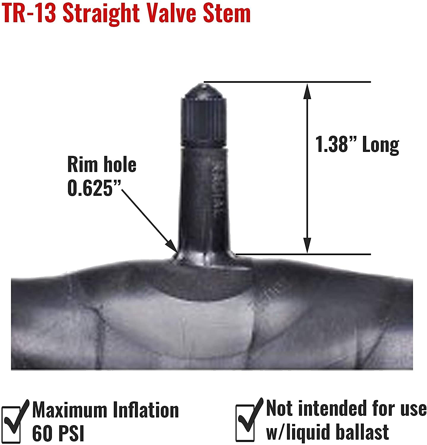 Pair Of Trans American Heavy Duty Inner Tubes (4.10/3.50-6 Tr13)