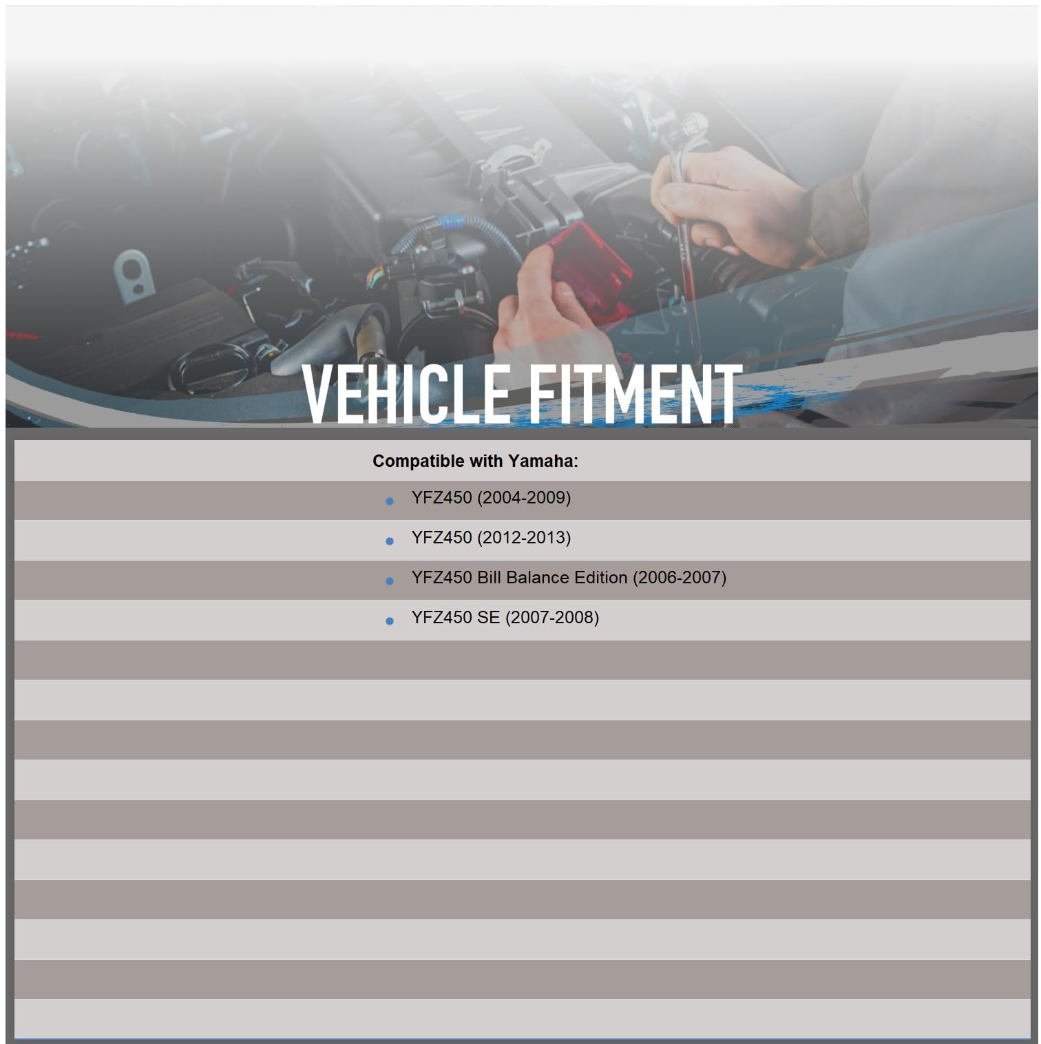 Oeg Parts New Starter Compatible With Yamaha Atv Yfz450 04-08 5Tg-81800-00-00, 5Tg-81890-00-00, 5Tg-81800, Smu0264, 410-54071