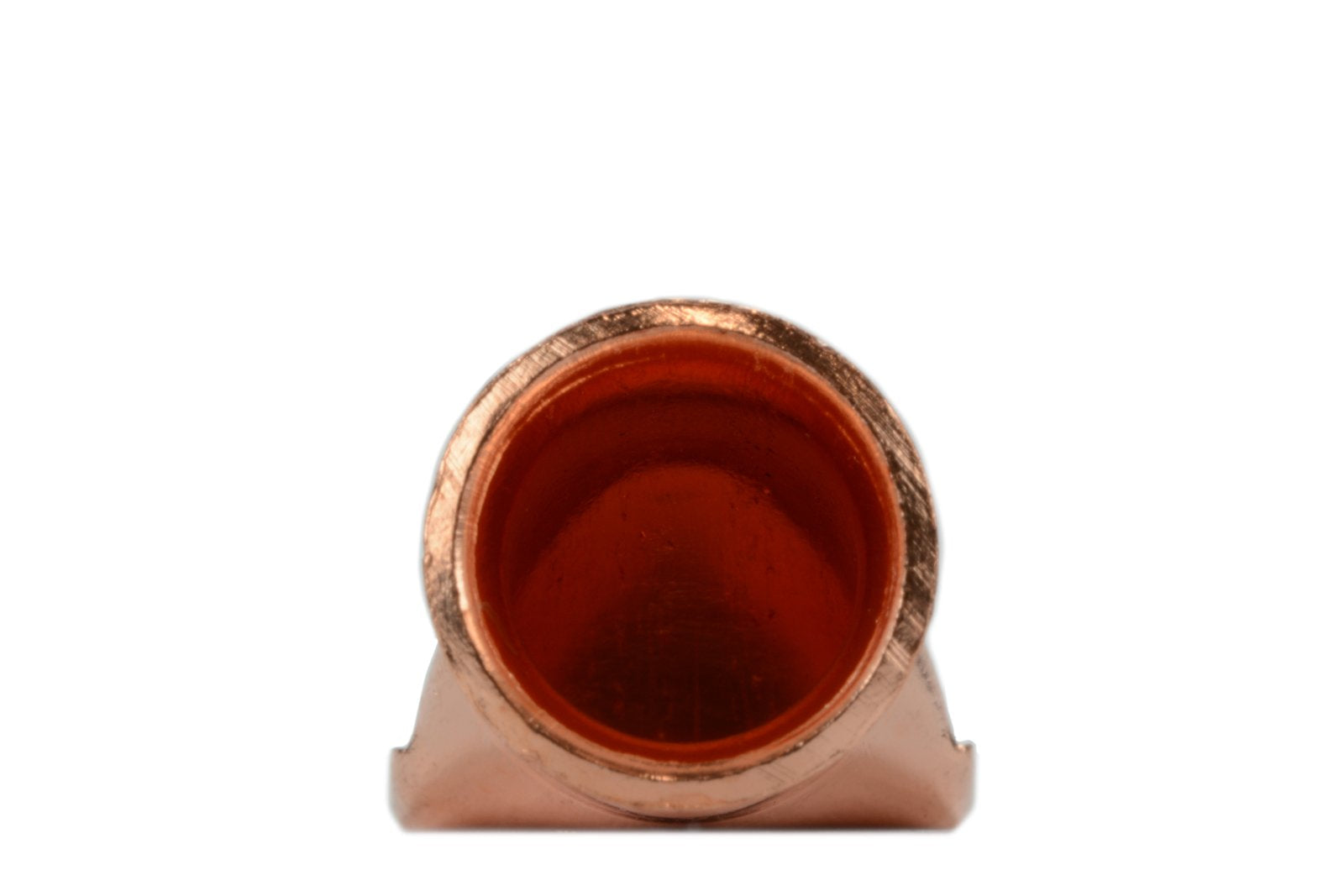 Temco 50 Pack Bare Copper Welding Battery Cable Ends, Lugs Terminal 1 Awg 1/4 '' Hole (6 Awg To 1/0 Awg Options Available)