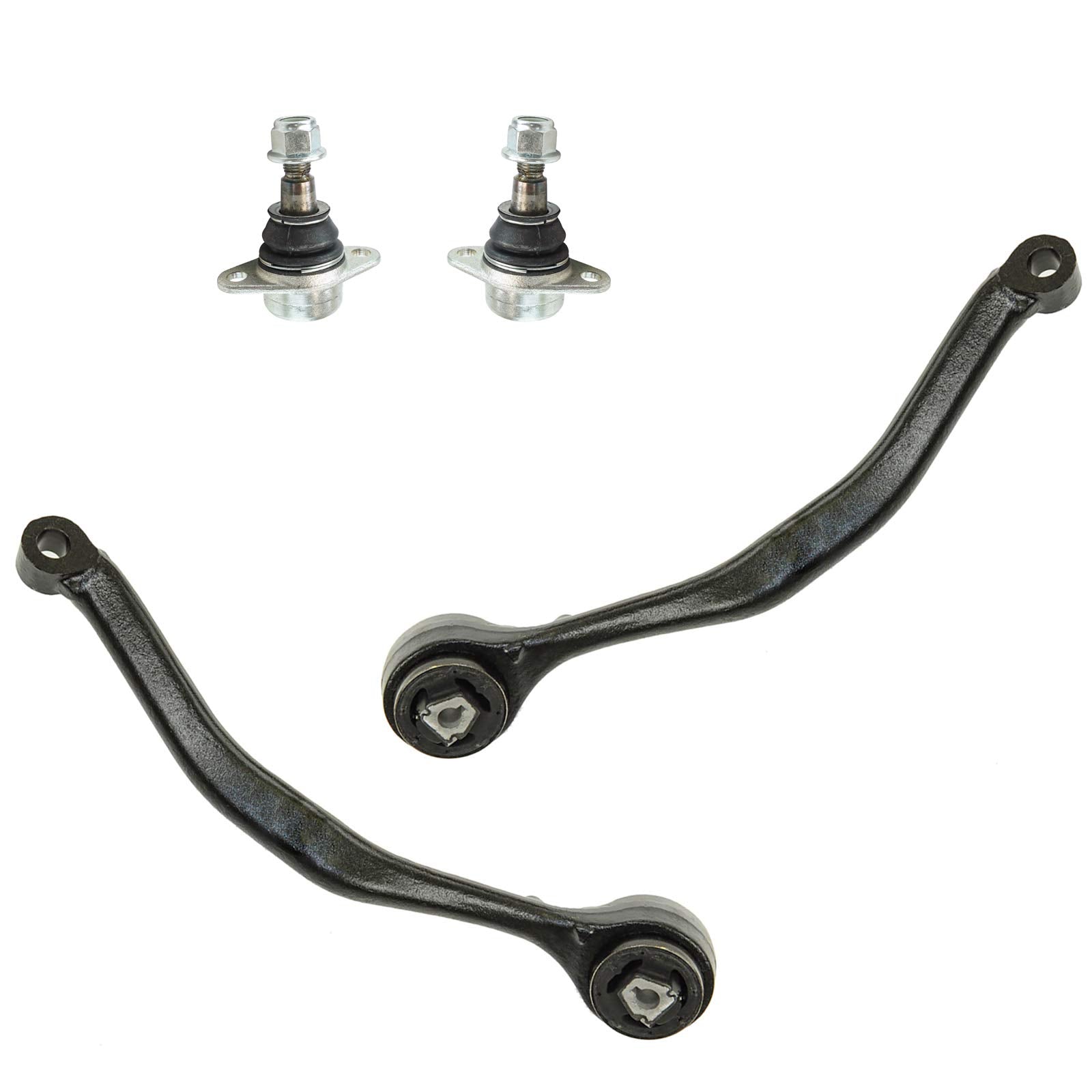 TRQ Front Control Arm with Ball Joint Set Compatible with 2007-2010 BMW X3