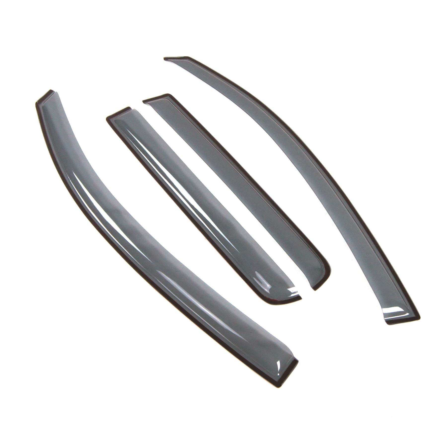 Car Window Rain Guard | Outside Mount Visors Auto Side Window Deflectors | Windows Visor Rain Shields Compatible With 2004-2010
