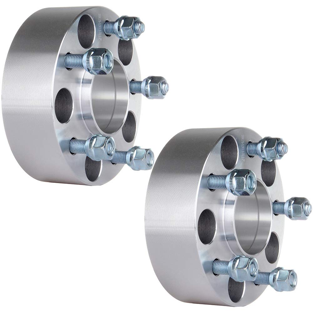 ECCPP Set of 2 Wheel Spacers Hubcentric 2'' 5x4.75 to 5x4.75 5 Lug Lip M12x1.5 70.5MM Fits for 1987-2005 for Chevrolet Blazer | 