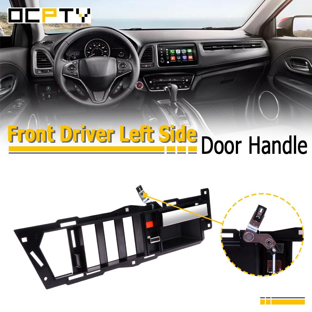 OCPTY Door Handle Interior Front Driver Left Side Replacement fit 1988-1994 for GMC C1500 C2500 C3500 K1500 K2500 K3500 Inside D