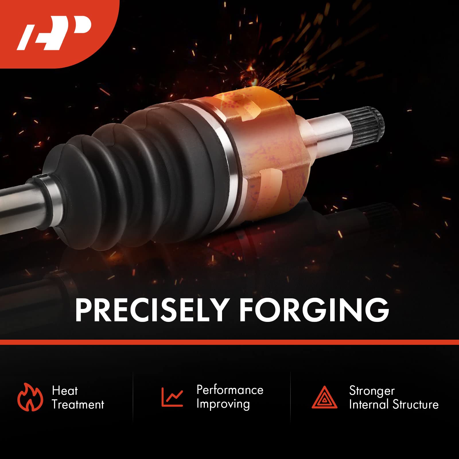 A-Premium CV Axle Shaft Assembly Compatible with Toyota Corolla 2003-2018, Matrix 2003-2013 & Pontiac Vibe 2003-2010, L4 1.8L, F