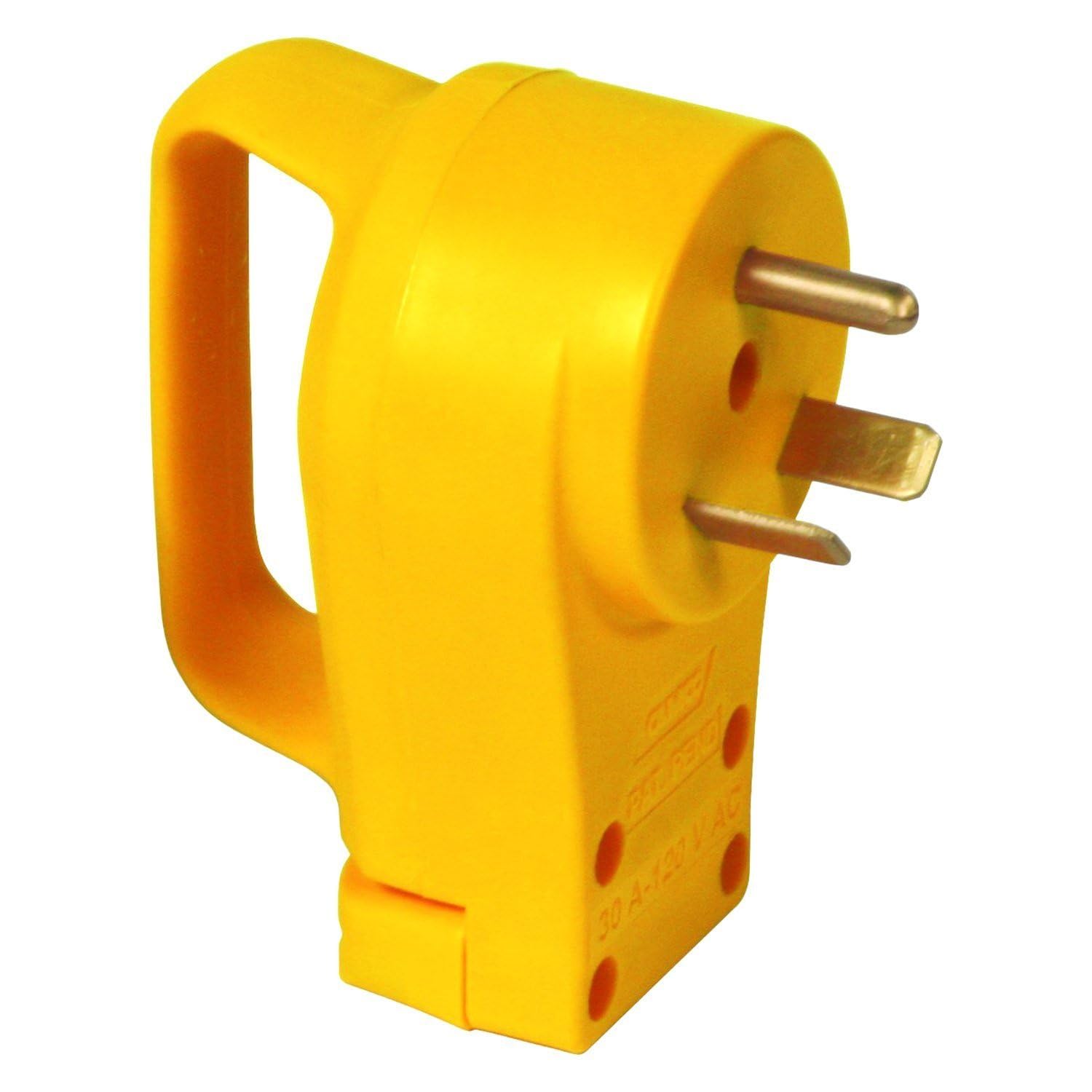 Camco 55242 30A Plug With Powergrip - Bulk