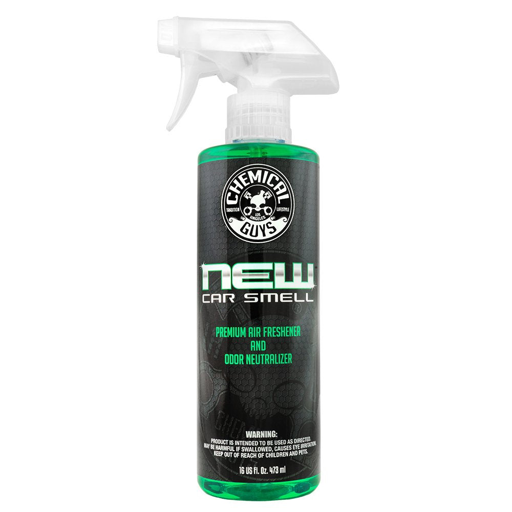 Chemical Guys Air_101_16 New Car Smell Premium Air Freshener And Odor Eliminator, Long-Lasting Scent, Great For Cars, Trucks, Su