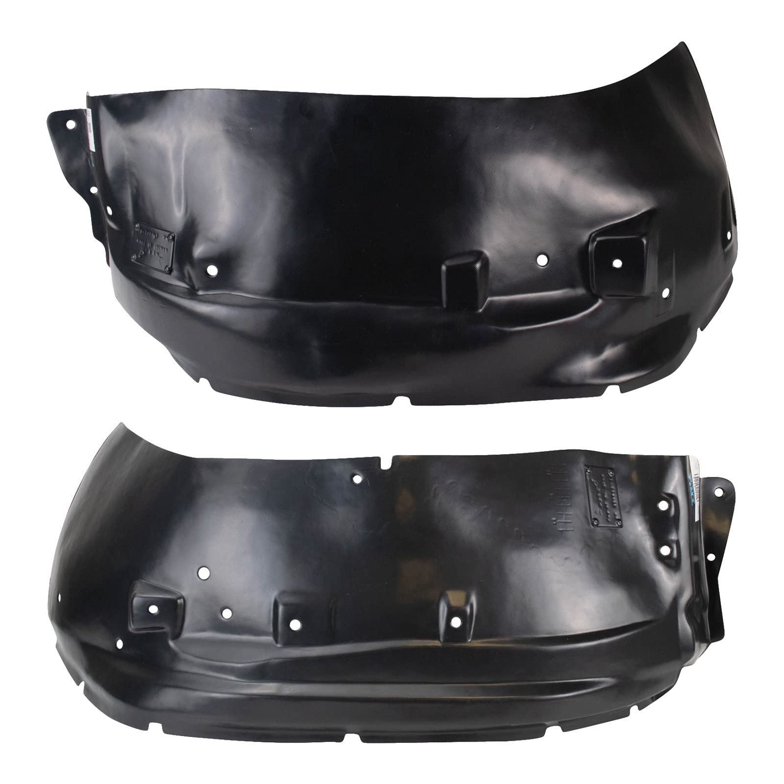 Trq Front Inner Fender Liner Set Compatible With 2004-2012 Chevrolet Colorado Gmc Canyon Gm1250117 Gm1251117