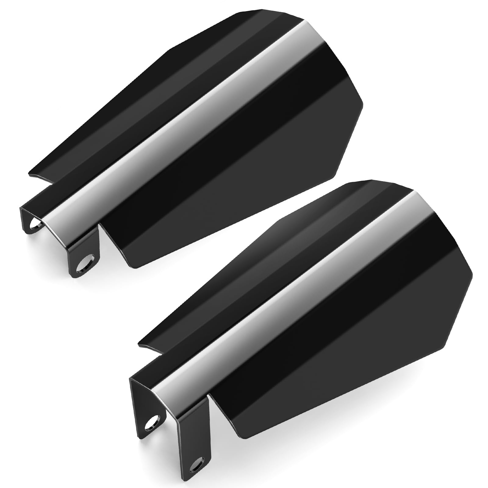 Pbymt Gloss Black Coffin Cut Handguards Hand Guards Compatible For Harley Sportster Touring Street Glide Road King Electra Glide 2007-2024 (Large)