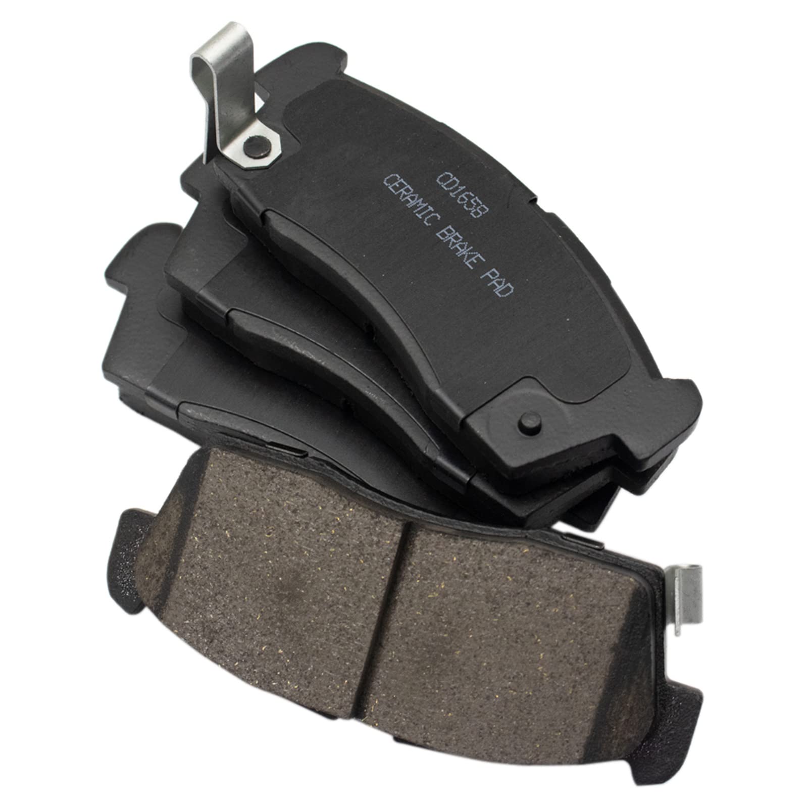 Trq Front Brake Pads Ceramic Compatible With 2012-2017 Mitsubishi I-Miev
