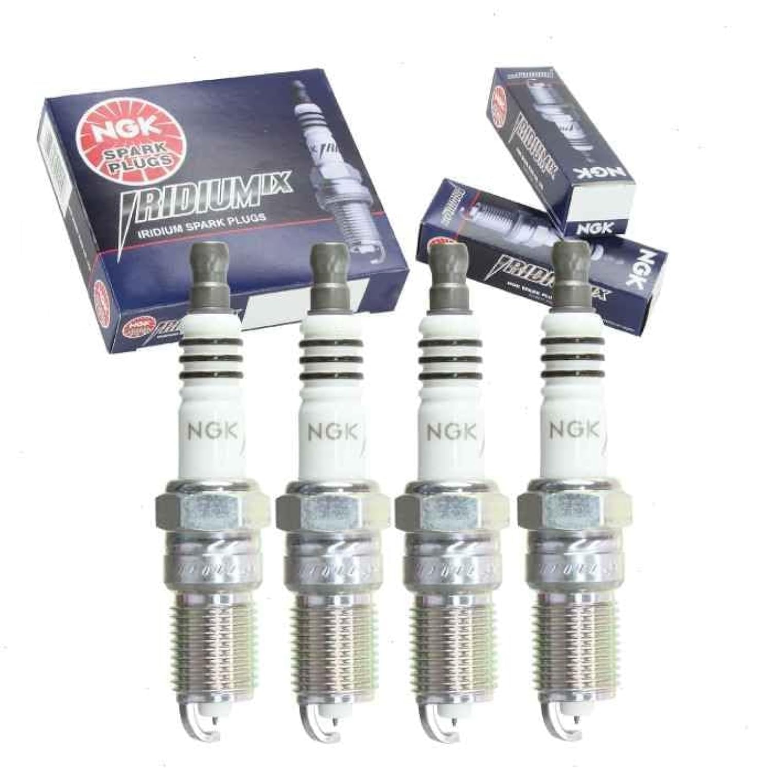 4 pc NGK Iridium IX Spark Plugs compatible with Mazda 3 2.0L 2.3L L4 2004-2005