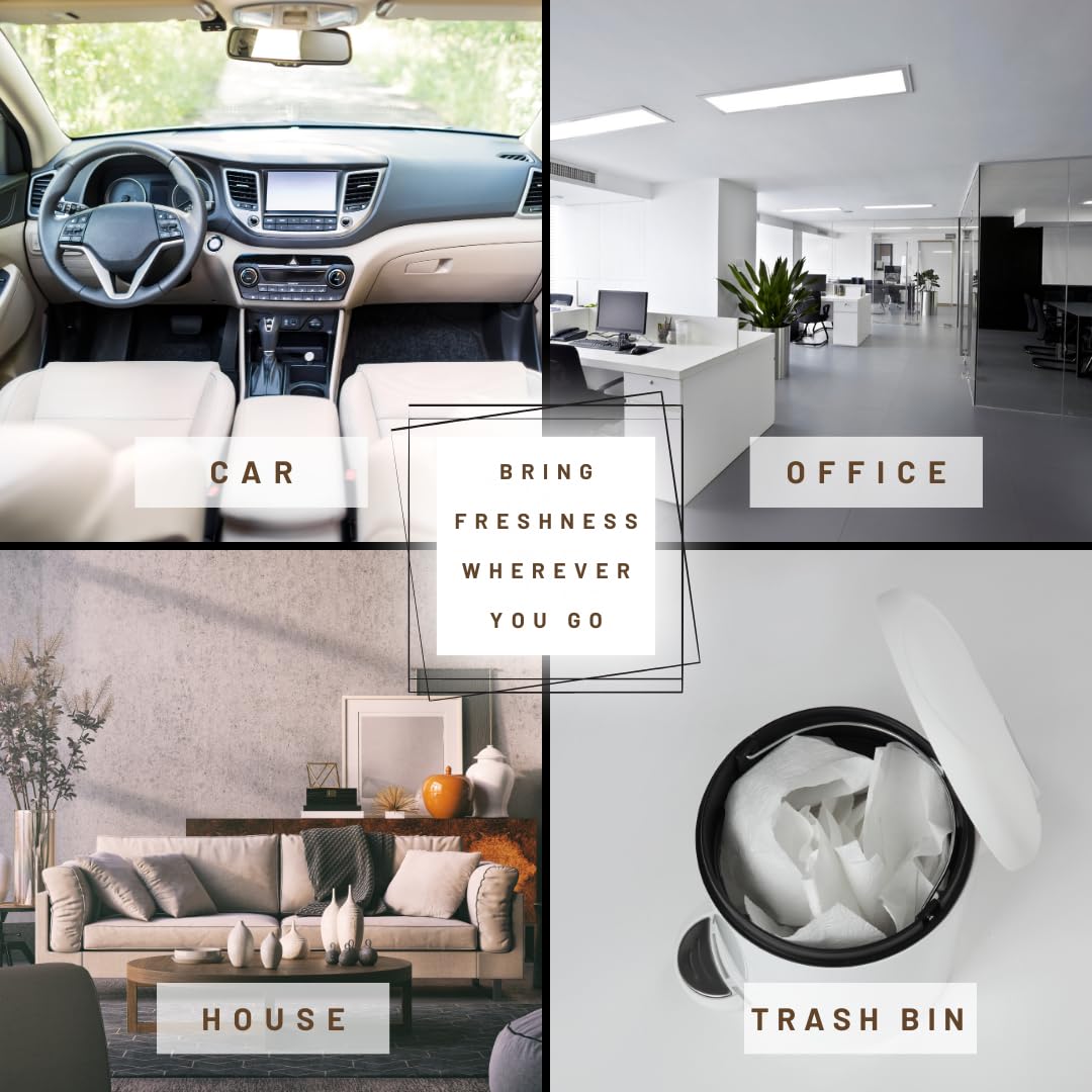 Wonder Wafers 250 Count Unwrapped Automobile Professional Use Air Fresheners Car And Truck Detail (Fresh Lemon)