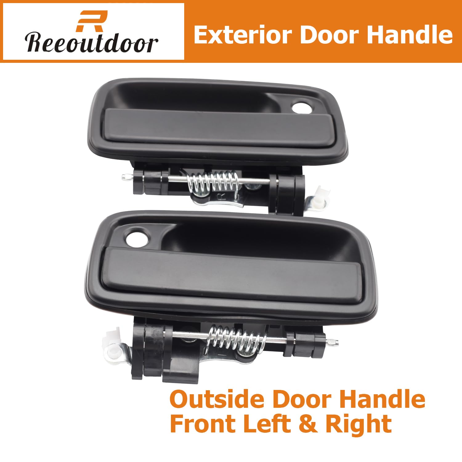 Reeoutdoor Exterior Door Handle With Key Hole Compatible With 1995-2004 Tacoma, Replaces# 69220-35020, 69210-35020 Outside Door