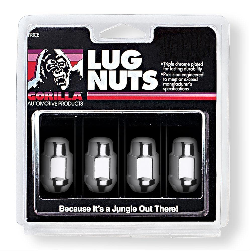 Gorilla Automotive 41177B Acorn Bulge Seat Lug Nuts (7/16 Thread Size)