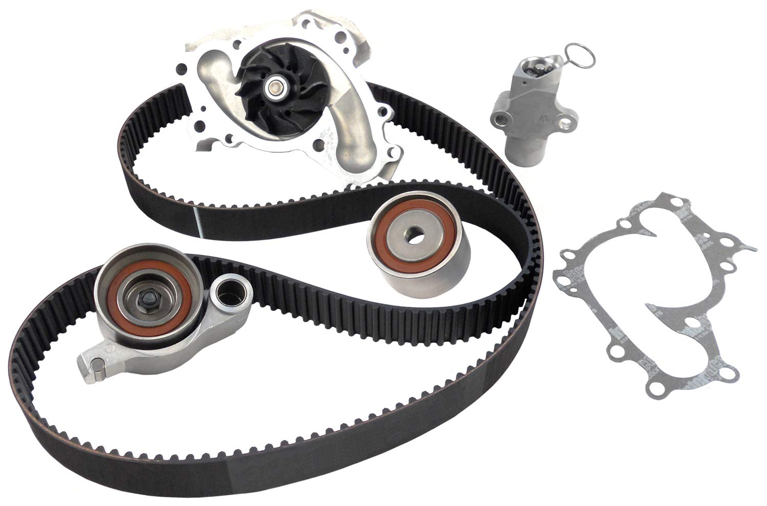 ACDelco Professional TCKWP257A Timing Belt Kit with Water Pump, Idler Pulley, and 2 Tensioners