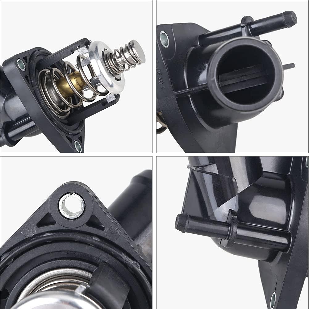 WMPHE Engine Coolant Thermostat Housing Replacement for 15-11125 Chevy Silverado Suburban Tahoe Corvette, GMC Sierra Yukon and C