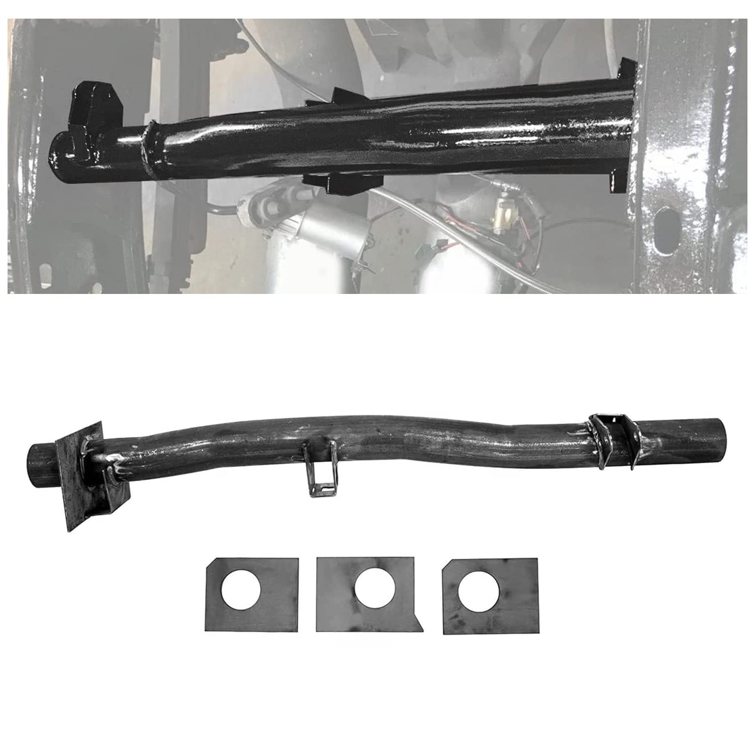 Ecotric Rear Fuel Tank Support Crossmember Compatible With 1999-2006 Chevy Silverado/Gmc Sierra 1500 2500