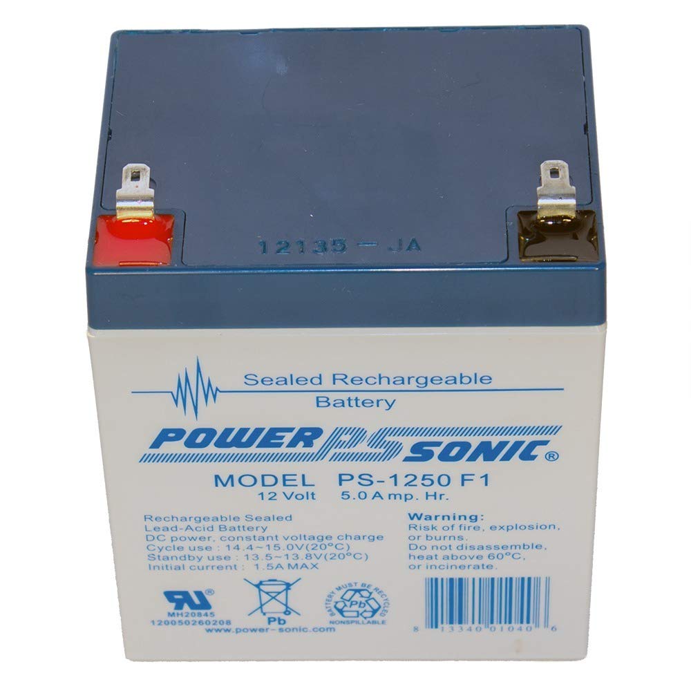 Rechargeable Sealed Lead Acid Battery Ps-1250 12V 5.0Ah @ 20-Hr. 12V 4.5 Ah @ 10-Hr. (Ps-1250F1)