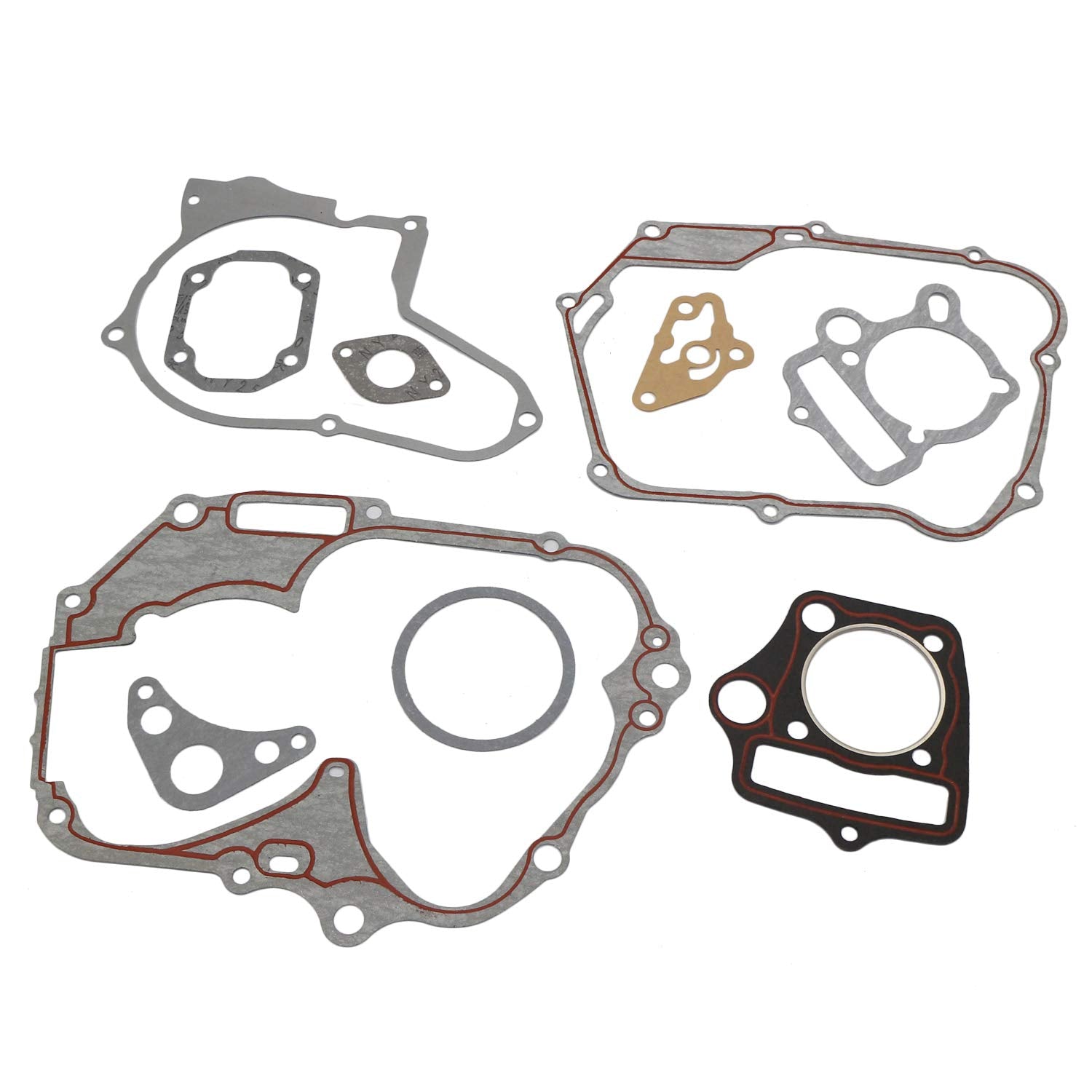 OTOHANS AUTOMOTIVE Engine Head Cylinder Stator Clutch Intake Gasket Set Compatible with Chinese Honda 110cc Horizontal Engine AT