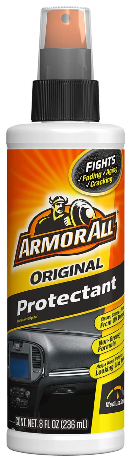 Armor All Original Protectant Spray, Car Interior Cleaner With Uv Protection To Fight Cracking & Fading, 8 Oz (1 Pack)