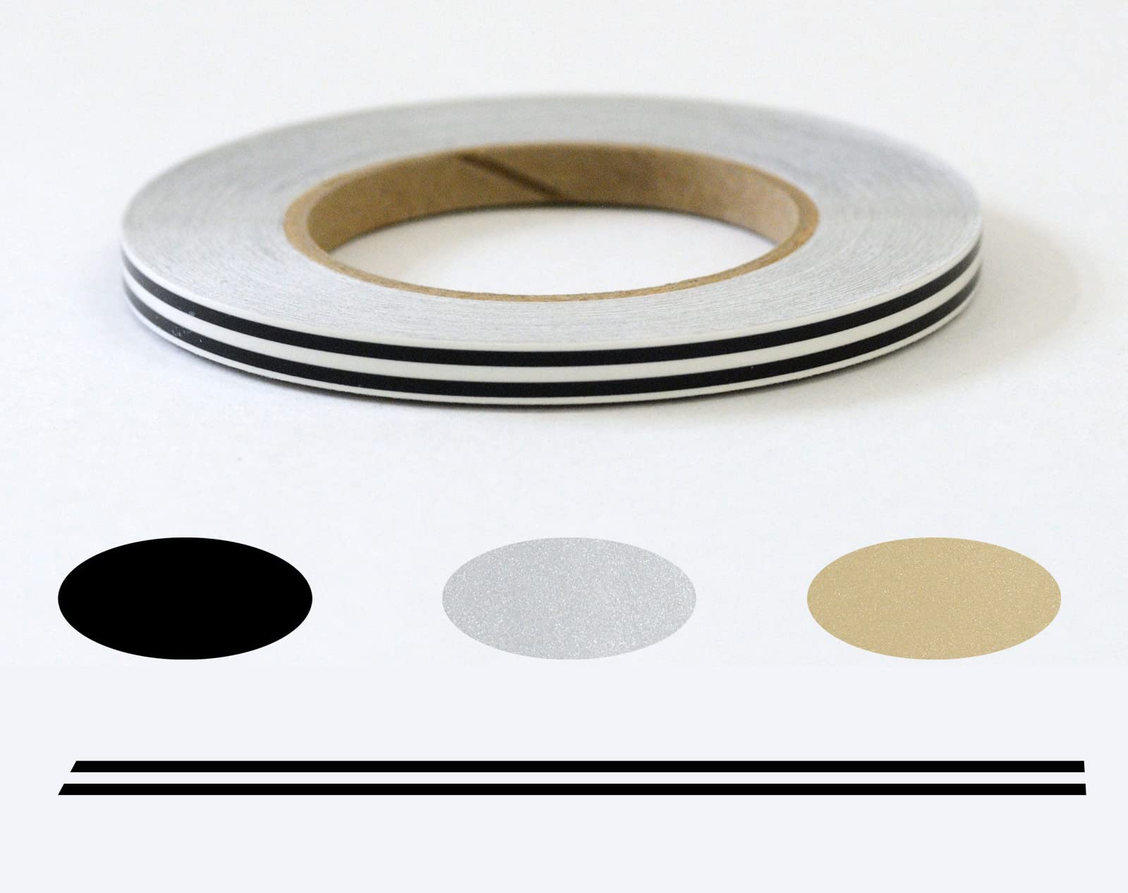 Universal Tfx 00033098 - Auto Customizing Dual Pinstripe - 3/16'' X 50' (1/16    Stripe, 1/16'' Gap, Then 1/16    Stripe) - 098-