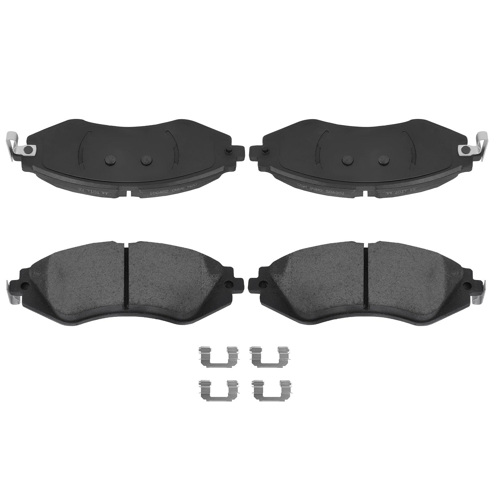 Automuto 4Pcs Front Ceramic Disc Brake Pads Set D1035 For Chevrolet Aveo Aveo5 Optra Spark Spark Ev For Pontiac G3 G3 Wave Wave