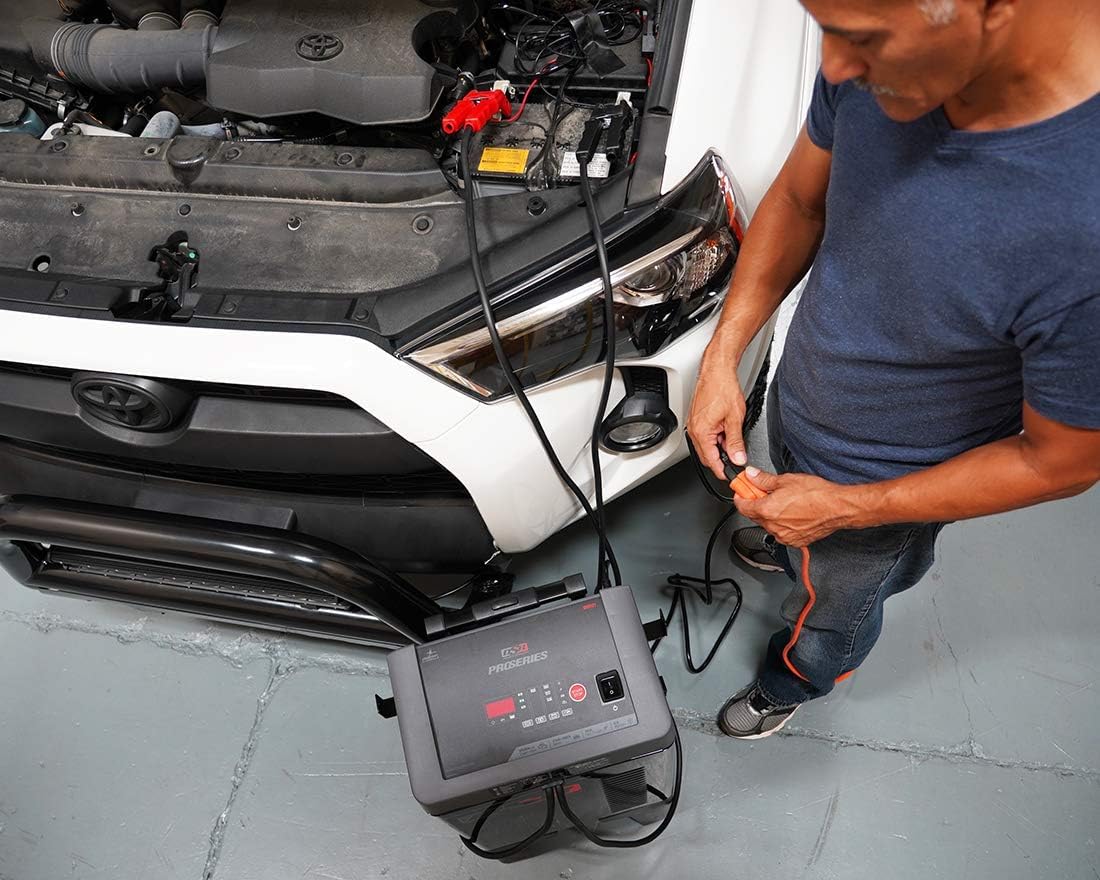 Schumacher Electric Dsr121 Proseries Car Battery Charger - 250 Peak Amps - 12V Battery Charger - Fully Automatic Battery Maintai