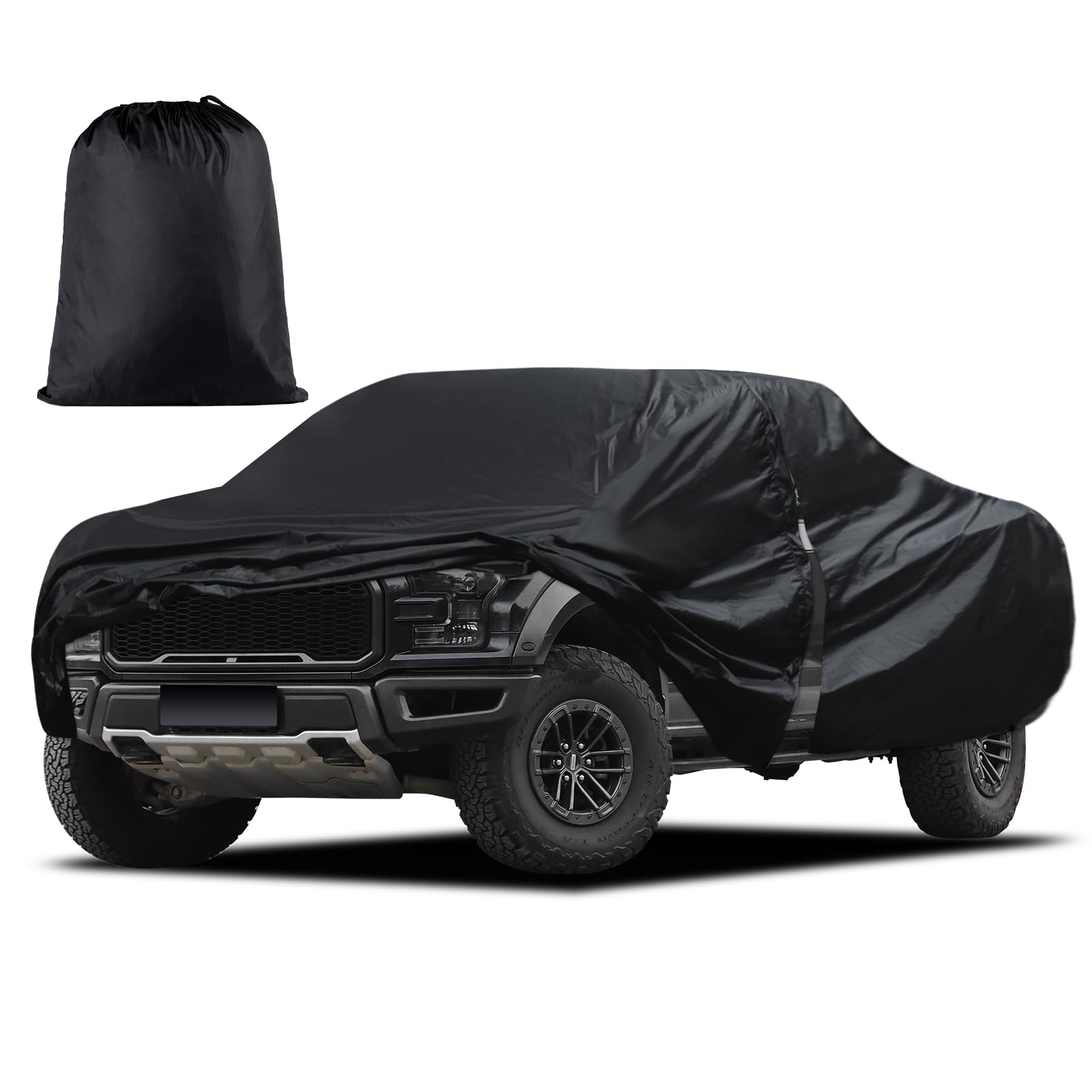 Truck Cover Waterproof All Weather, Migaven Truck Cover Custom Fit For Ford F150 Raptor Chevrolet Silverado 1500, Windproof Cove