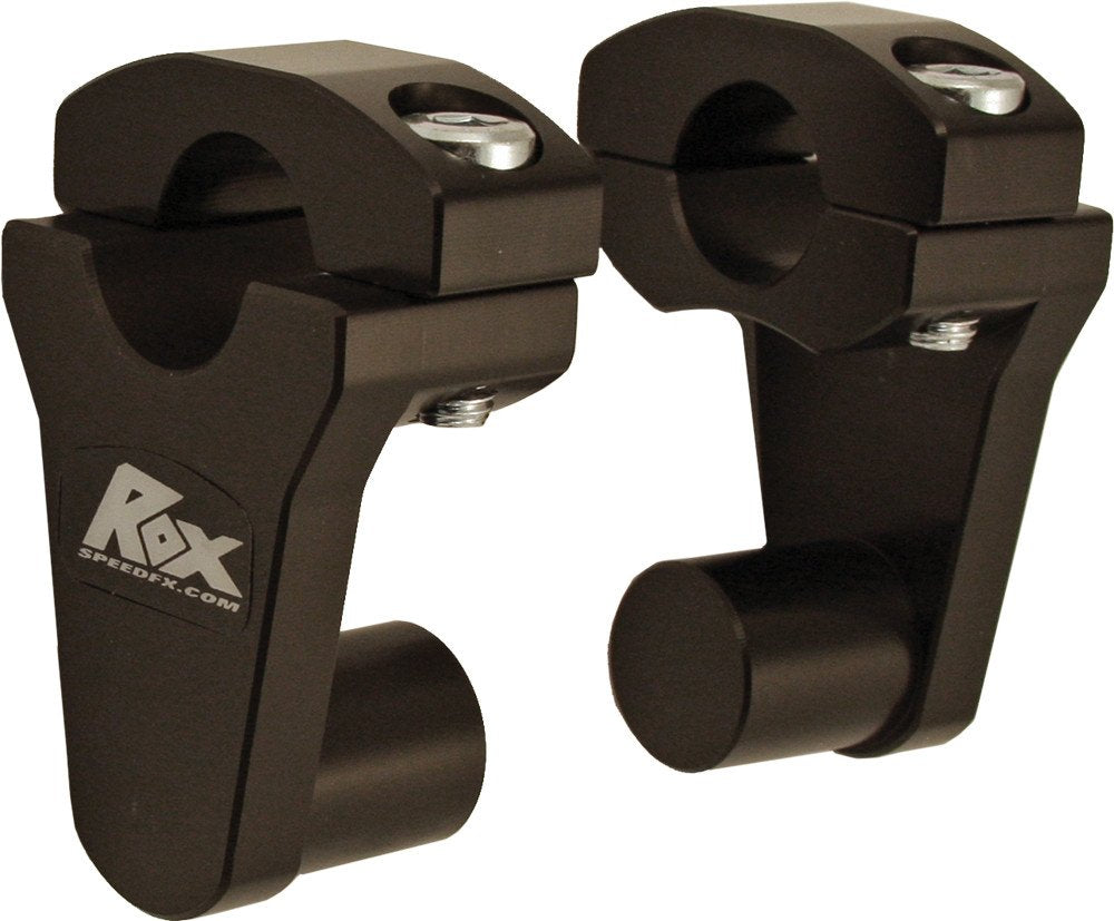 Rox Speed Fx Elite Series Pivot 1-1/8' Handlebar Riser - 2In Rise - Black 1R-P2Ppk