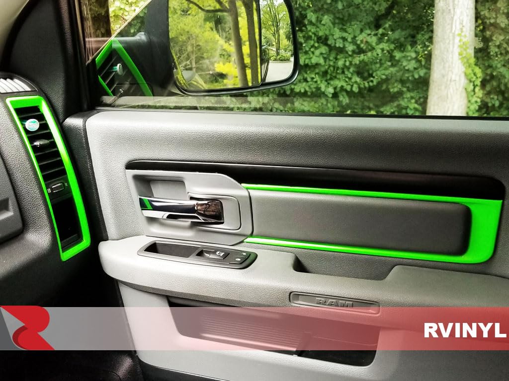 3M 1080 Series Vcw17120 Satin Neon Fluorescent Green Dual Cast Car Wrap Vinyl Film - 1Ft X 1Ft - Controltac Air Release Adhesive