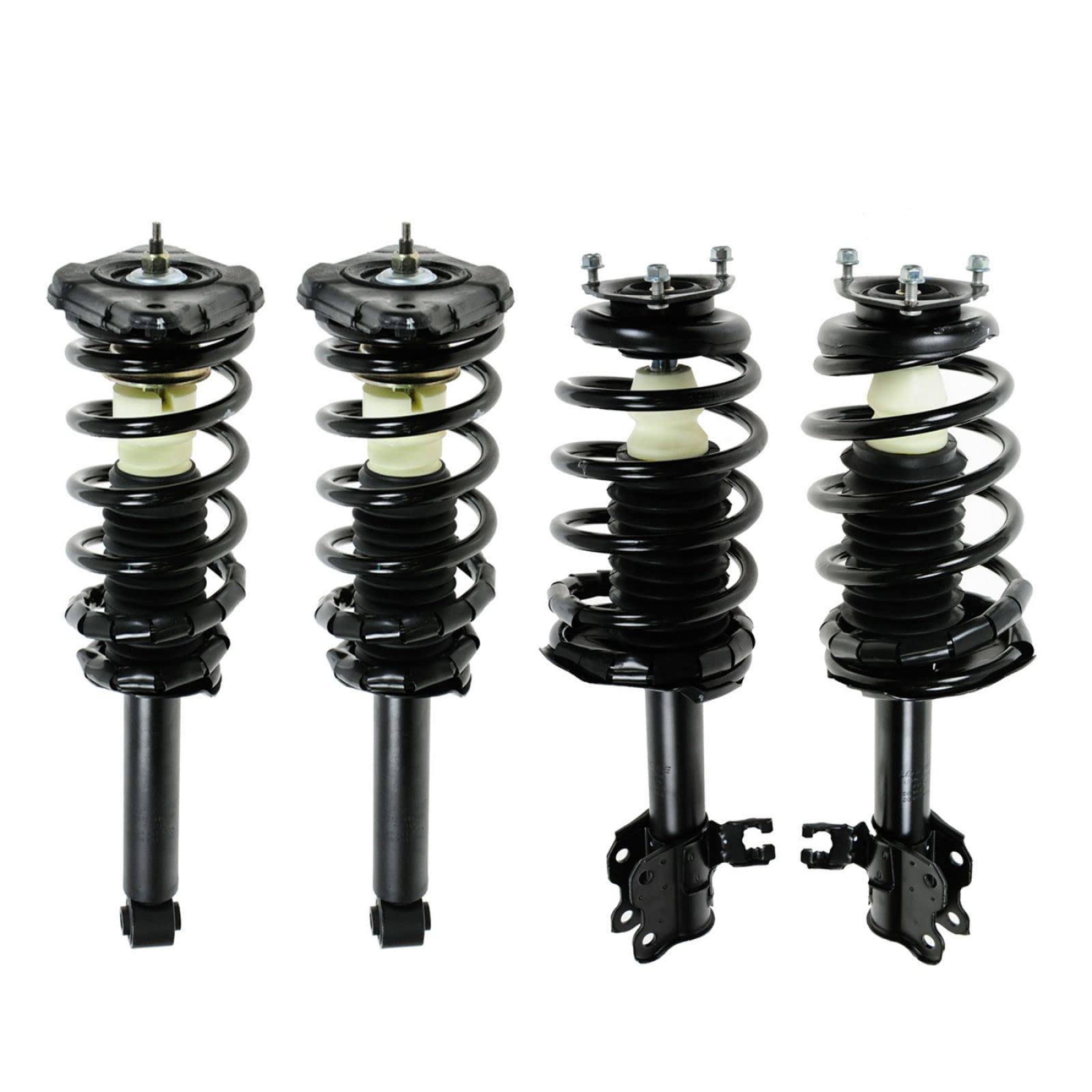 Trq Front And Rear Complete Strut Assembly & Shock Absorber Kit Complete Strut & Coil Spring Assembly Shock & Spring Strut Assem