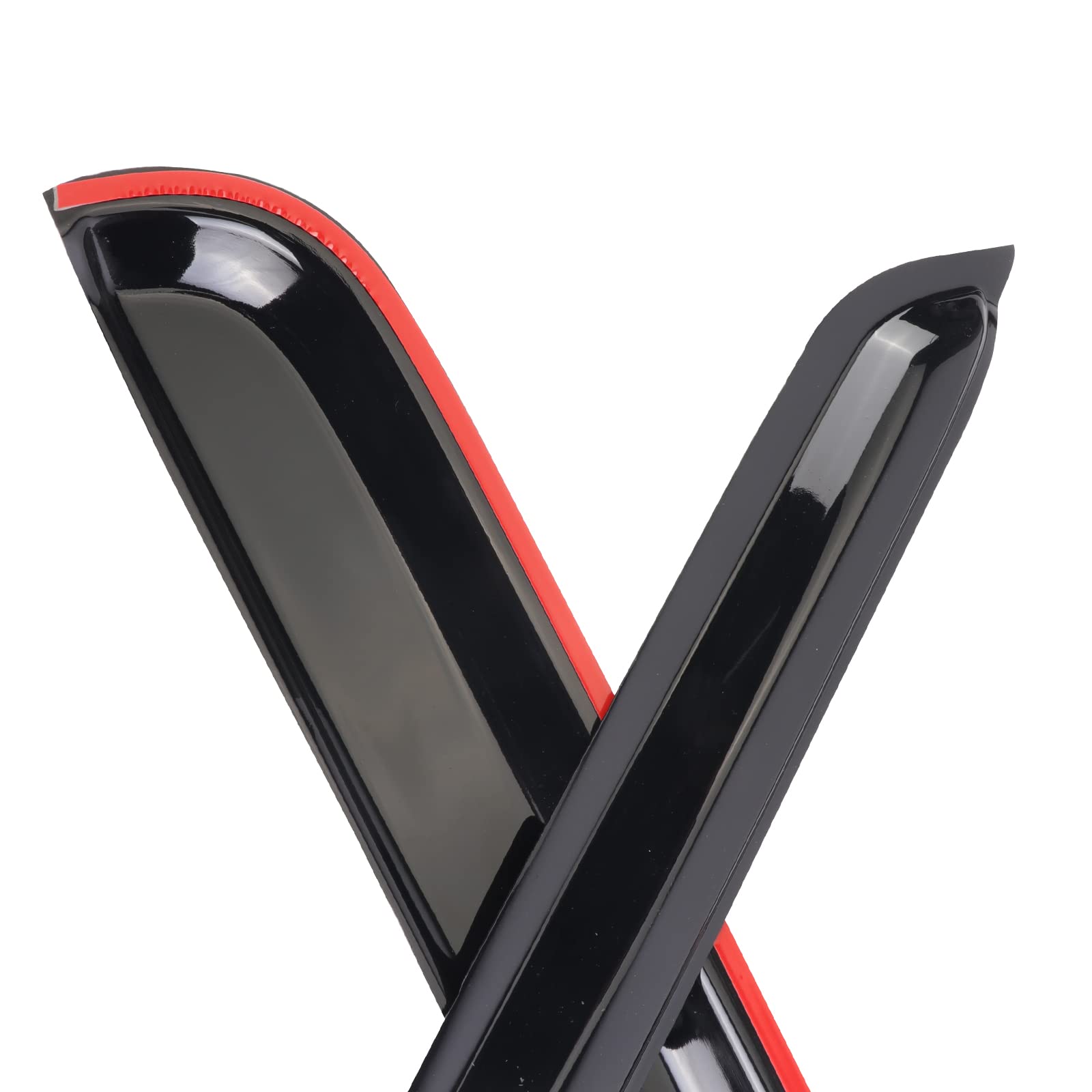 Sontian Window Visor Tape-On Deflectors For Trucks 2000-2004 Nissan Frontier Super/Crew Cab, Rain Guards, Window Visors For Cars